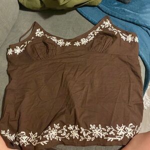 Tommy hilfigure brown summer top